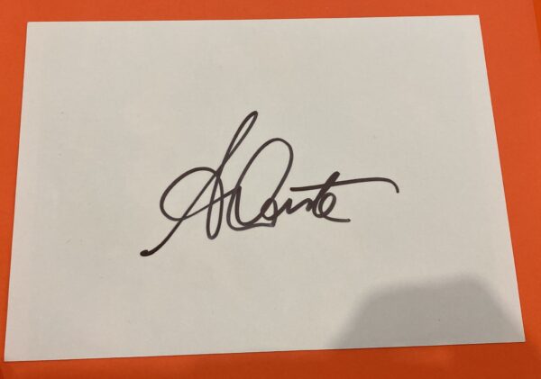 Autografo su foglio bianco Antonio Conte